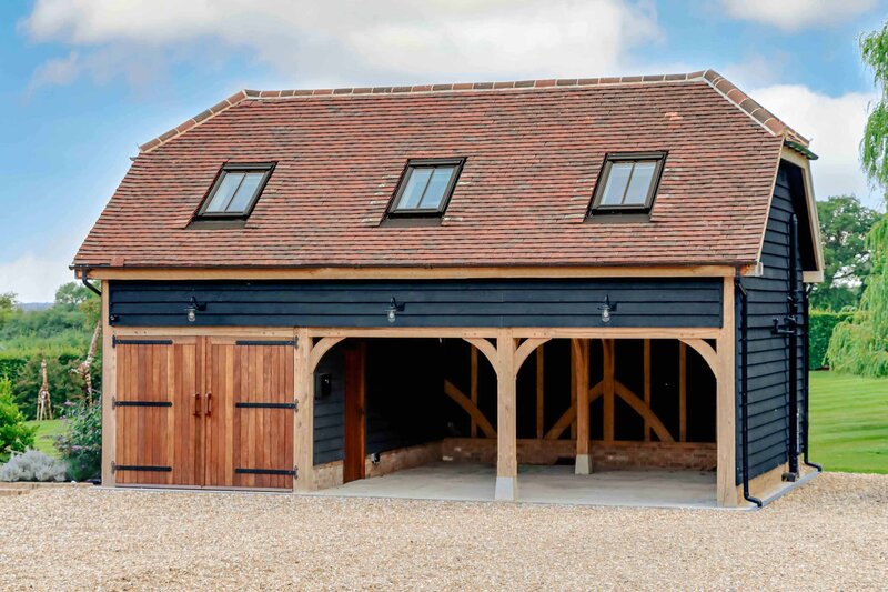 3 bay carport with room above